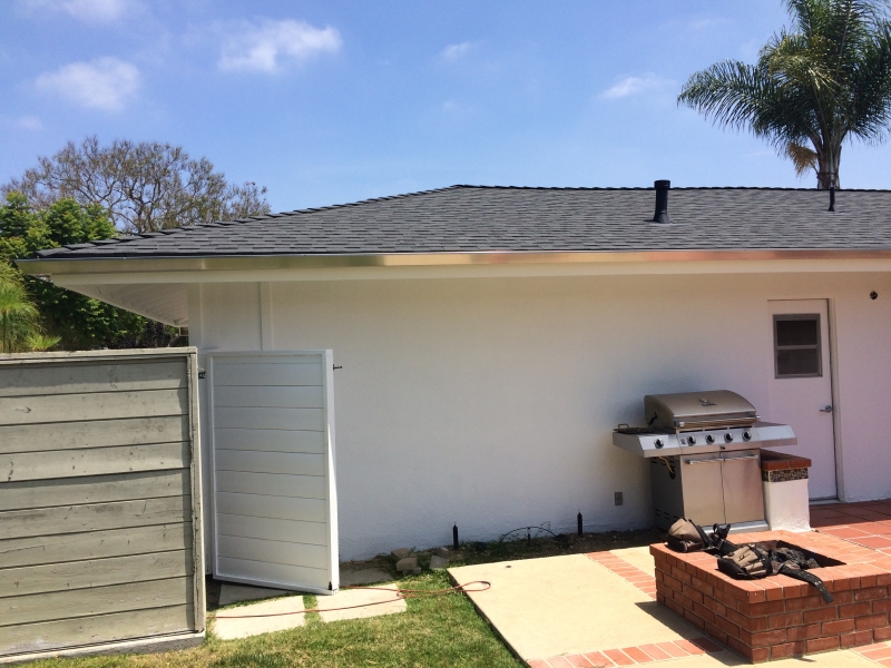 Trim And Siding Protection With Gutters